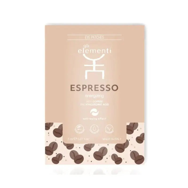 Gli Elementi „Espresso Energizing“ odą tonizuojanti paakių kaukė, 1 vnt (pora) - Boku | Veido priežiūra | Plaukų priežiūra | Kūno priežiūra | Nemokamas pristatymas nuo 50EUR