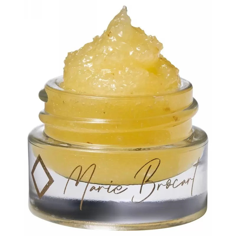 Drėkinantis, regeneruojantis lūpų šveitiklis, su aukso dalelėmis, mangų kvapo, 8 g