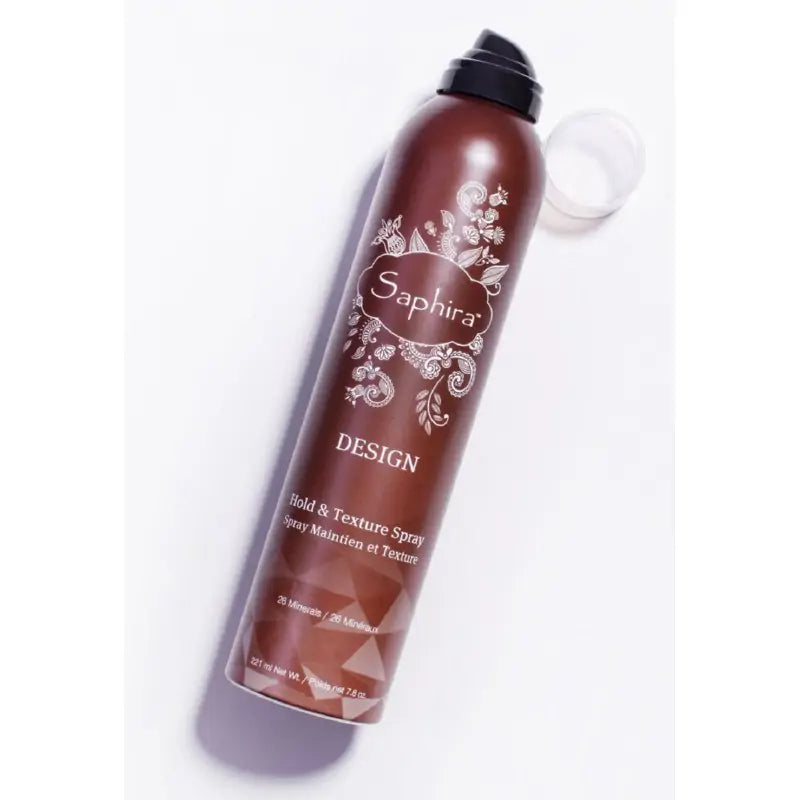 Lakas plaukams "Saphira Design Mineral Hold & Texture Hair Spray", su Negyvosios jūros mineralais, 221 ml