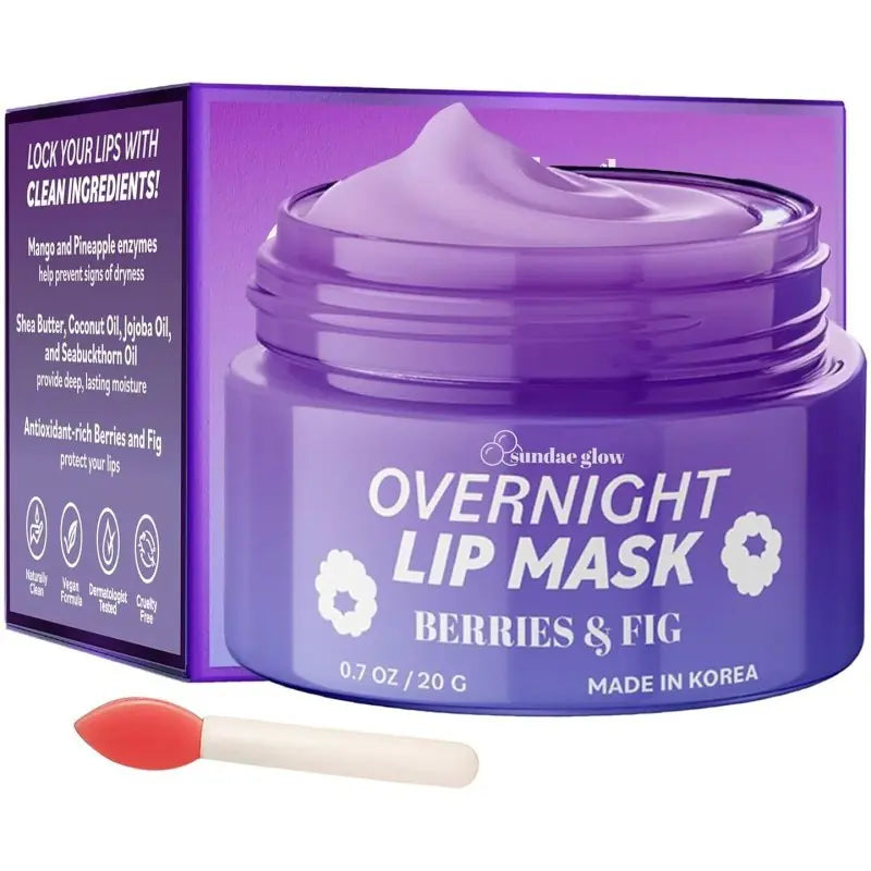 Lūpų kaukė Lip Mask Berries & Fig, Uogų ir figų kvapo - Boku | Veido priežiūra | Plaukų priežiūra | Kūno priežiūra | Nemokamas pristatymas nuo 50EUR