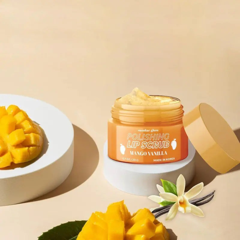 Lūpų šveitiklis Lip Scrub Mango Vanilla, Mangų ir vanilės kvapo - Boku | Veido priežiūra | Plaukų priežiūra | Kūno priežiūra | Nemokamas pristatymas nuo 50EUR