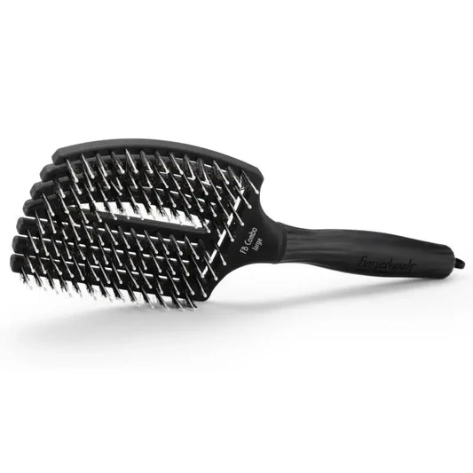 Curved hair brush Olivia Garden Fingerbrush Combo Large for drying hair