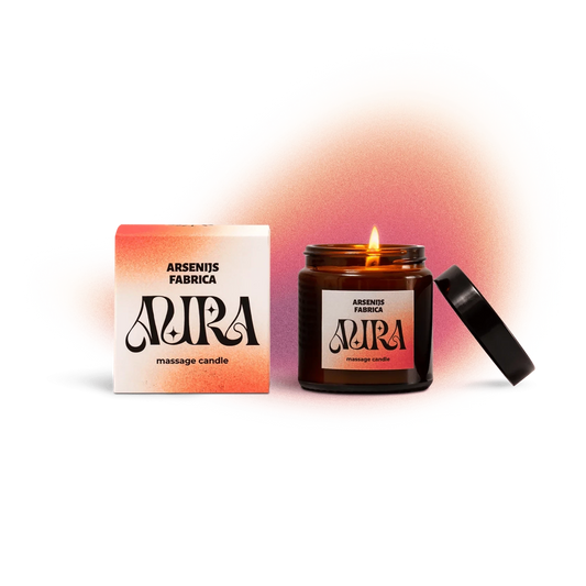 "Aura" massage candle